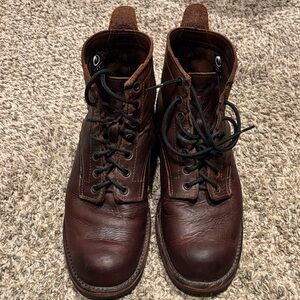 The American Bison Boot by Origin. Classic Brown Leather Men's Boots